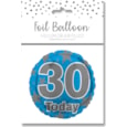 Age 30 Blue Foil Balloon 18" (29232-30CC)