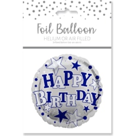 Happy Birthday Male Foil Balloon 18" Happy Birthday Male Foil Balloon 18"