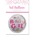 Birthday Girl Foil Balloon 18" (29247-GCC)