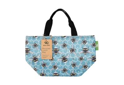 Eco Chic Blue Bumble Bee Lunch Bag Eco Chic Blue Bumble Bee Lunch Bag