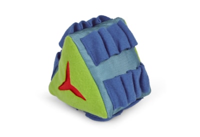 Petface Fabric Snuffle Triangle Treat Puzzle Toy Petface Fabric Snuffle Triangle Treat Puzzle Toy