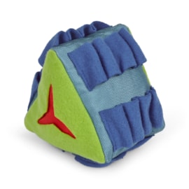 Petface Fabric Snuffle Triangle Treat Puzzle Toy