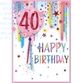Simon Elvin 40th Birthday Card C50 Simon Elvin 40th Birthday Card C50