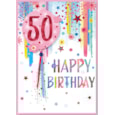 Simon Elvin 50th Birthday Card C50 Simon Elvin 50th Birthday Card C50