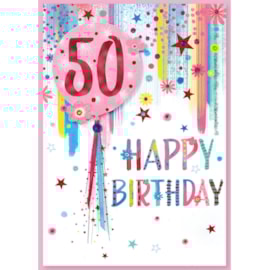Simon Elvin 50th Birthday Card C50 Simon Elvin 50th Birthday Card C50