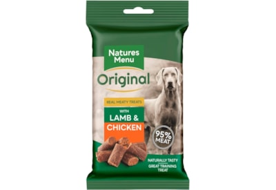 Natures Menu Real Meat Lamb & Chicken Mini Treats For Dogs 60g Natures Menu Real Meat Lamb & Chicken Mini Treats For Dogs 60g