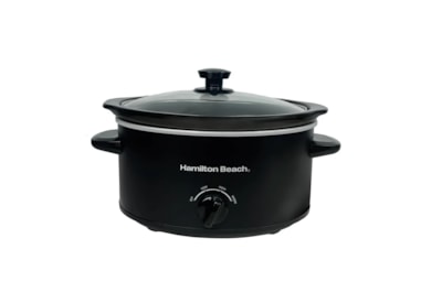 Hamilton Beach 3.5l Manual Slow Cooker Black Hamilton Beach 3.5l Manual Slow Cooker Black
