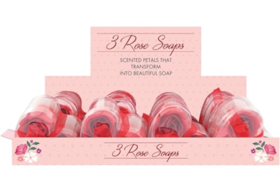 3pc Soap Roses (30306-SRC)