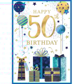 Simon Elvin 50th Birthday Card C50 Simon Elvin 50th Birthday Card C50