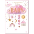 Simon Elvin Baby Girl Card C50 (30628BABYGIRL)