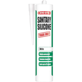 Evo-stik Sanitary Silicone White (30812745)