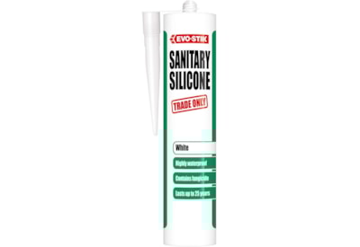 Evo-stik Sanitary Silicone White Evo-stik Sanitary Silicone White