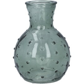 Gisela Graham Dimple Glass Mini Bud Vase Green (30995)