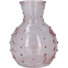 Gisela Graham Dimple Glass Mini Bud Vase Pink (30996)