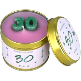 Get Fresh Cosmetics 30st Birthday Tin Candle (P30BIRTH04)