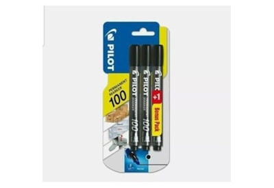 Pilot Permanent Marker 100 3pk Pilot Permanent Marker 100 3pk