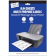 Js Multi Purpose Labels Sheets 63mm x 38mm 63x38m (3141)