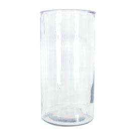 Gisela Graham Clear Glass Straight Vase 15X30X15Cm Gisela Graham Clear Glass Straight Vase 15X30X15Cm