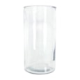 Gisela Graham Clear Glass Straight Vase 15X30X15Cm