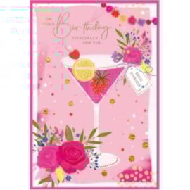 Simon Elvin Contempory Female Birthday Card Simon Elvin Contempory Female Birthday Card