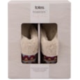 Totes Isotoner Fair Isle Knit Mule Slippers Small (3185HFAIS)