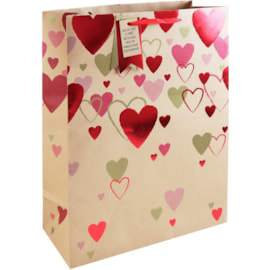 Falling Hearts Xl Gift Bag (32034-1WC)