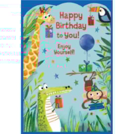 Simon Elvin Juvenile Boy Birthday Card Simon Elvin Juvenile Boy Birthday Card