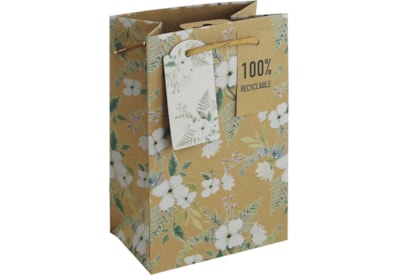 Jb Kraft Wedding Floral  Gift Bag Perfum (32358-9C)