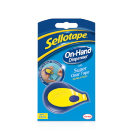Sellotape On Hand Dispenser Inc18Mmx15M Roll Sellotape On Hand Dispenser Inc18Mmx15M Roll