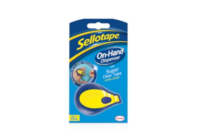 Sellotape On Hand Dispenser Inc18Mmx15M Roll Sellotape On Hand Dispenser Inc18Mmx15M Roll