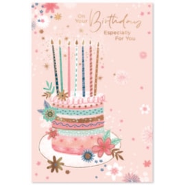 Birthday Card Contemorary Female