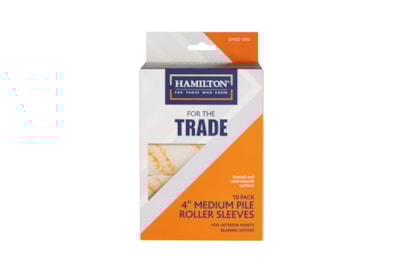 Hamilton For The Trade 4" Medium Pile Sleeves 10s Hamilton For The Trade 4" Medium Pile Sleeves 10s