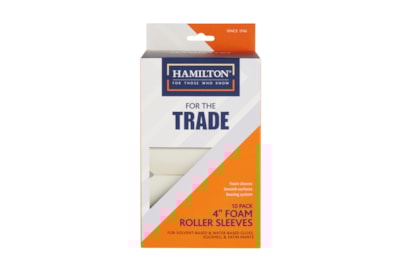 Hamilton For The Trade 4" Gloss Roller Sleeves 10 Pack Hamilton For The Trade 4" Gloss Roller Sleeves 10 Pack