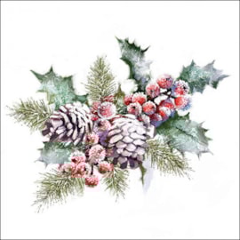 Ambiente Holly And Berries 33cm Ambiente Holly And Berries 33cm