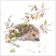 Ambiente Napkin Hedgehog In Winter 33cm Ambiente Napkin Hedgehog In Winter 33cm
