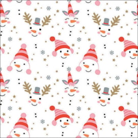 Ambiente Napkin Funny Snowmen 33cm Ambiente Napkin Funny Snowmen 33cm