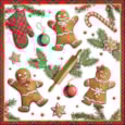Ambiente Napkin Gingerbread Cookies 33cm Ambiente Napkin Gingerbread Cookies 33cm