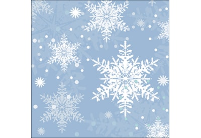Ambiente Napkin Snowflakes Blue 33cm Ambiente Napkin Snowflakes Blue 33cm