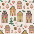 Ambiente Napkin Christmas At Home Cream 33cm Ambiente Napkin Christmas At Home Cream 33cm