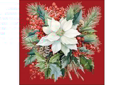 Ambiente Poinsettia Bouquet Red 33cm Ambiente Poinsettia Bouquet Red 33cm