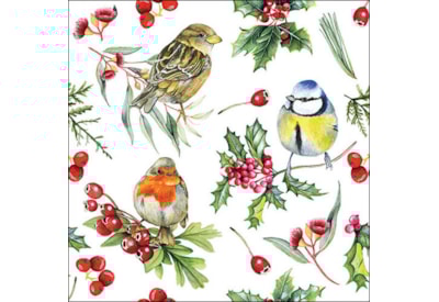 Ambiente Birds In Winter 33cm