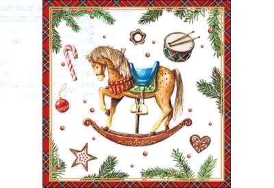 Ambiente Classic Rocking Horse White 33cm Ambiente Classic Rocking Horse White 33cm