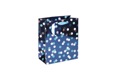 Blue Spots Gift Bag Medium (33345-3C)