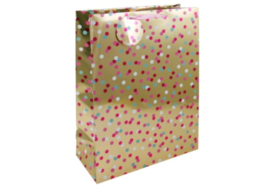 Pink Spots Gift Bag Xlarge (33348-1WC)