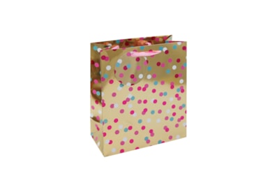 Pink Spots Gift Bag Medium (33348-3C)