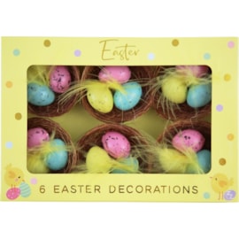 6 Easter Egg Baskets (33424-EC)