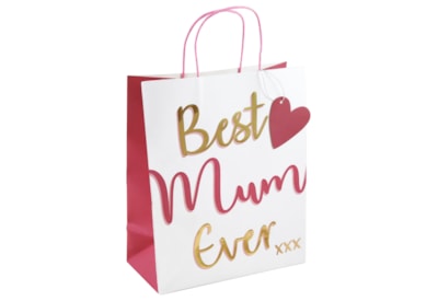 Eurowrap Best Mum Ever Gift Bag Large Eurowrap Best Mum Ever Gift Bag Large