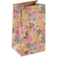 Kraft Floral Perfume Bag (33541-9C)