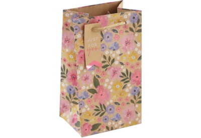 Kraft Floral Perfume Bag (33541-9C)