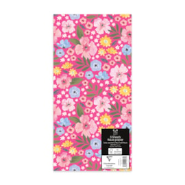 5 Sheet Floral Print Tissue (33568-FTC)